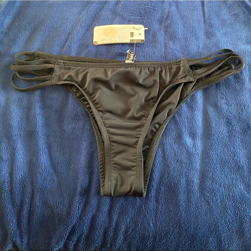 NWT black bikini bottoms